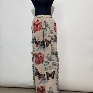 Guapi Paris Butterfly Tapestry Pants (Size 30)